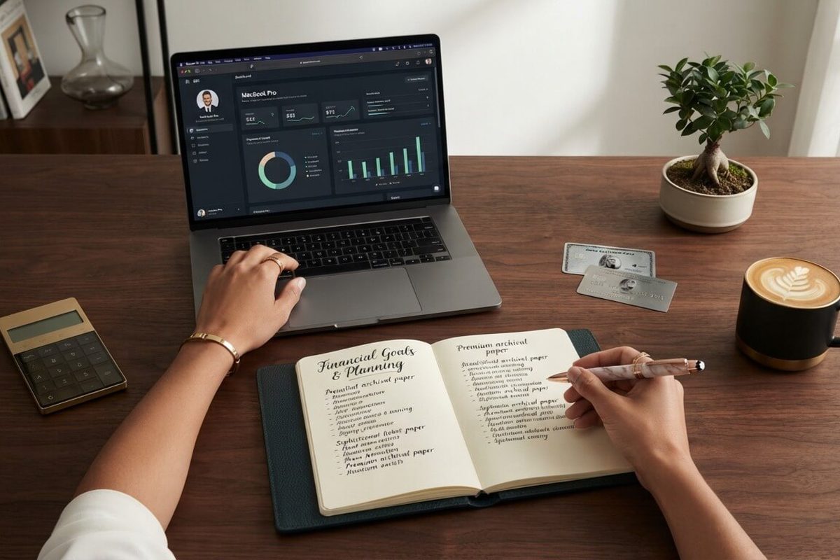 Comparing GLP-1 provider costs at a desk with notebook and laptop